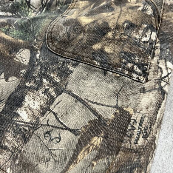 Revice Realtree Extra Baggy Wide Leg Camo Canvas Skater Grunge Pants Women's 42 - Picture 4 of 5